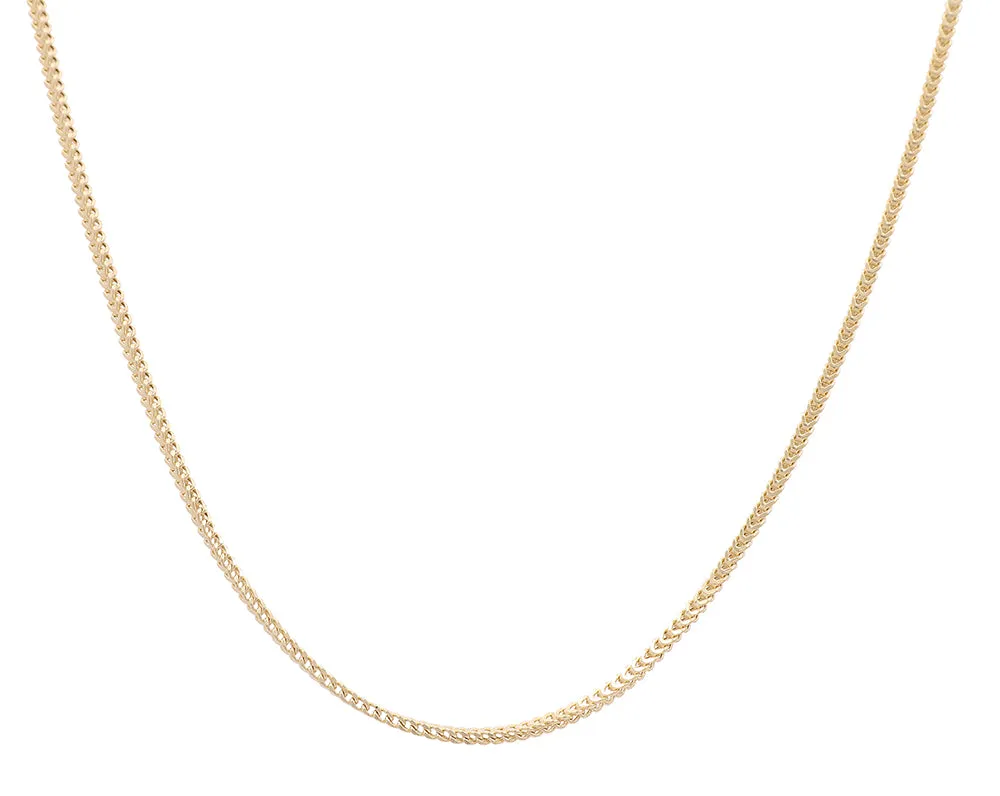 10K Yellow Women's Fashion Link Necklace