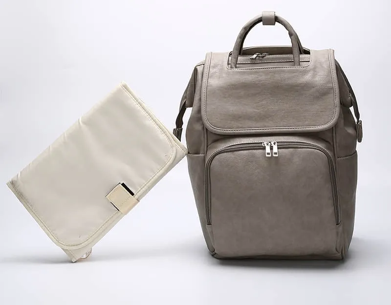 7-in-1 Baby Large Capacity Diaper Bag with Changing Pad