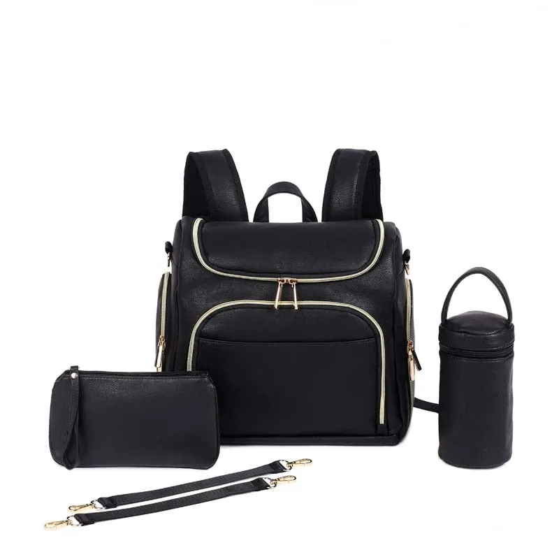 7-in-1 Baby Large Capacity Diaper Bag with Changing Pad