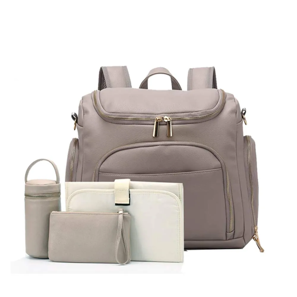 7-in-1 Baby Large Capacity Diaper Bag with Changing Pad