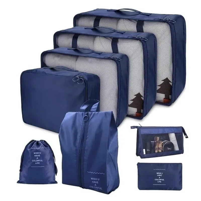 8PCS/Set Travel Organiser Bags Accessories
