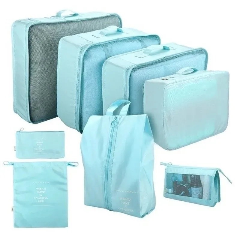 8PCS/Set Travel Organiser Bags Accessories