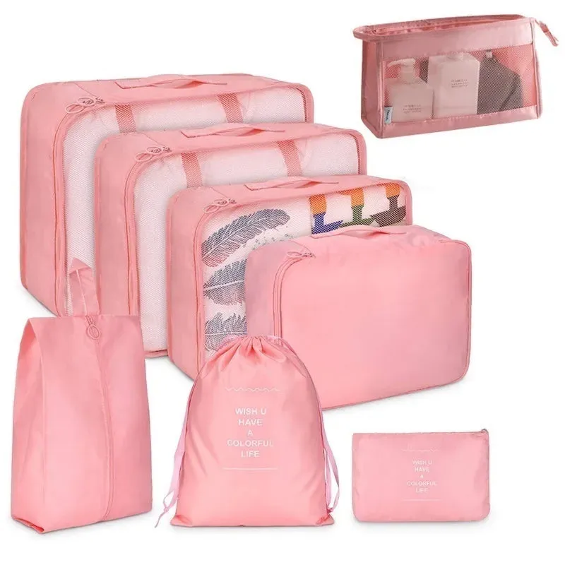 8PCS/Set Travel Organiser Bags Accessories