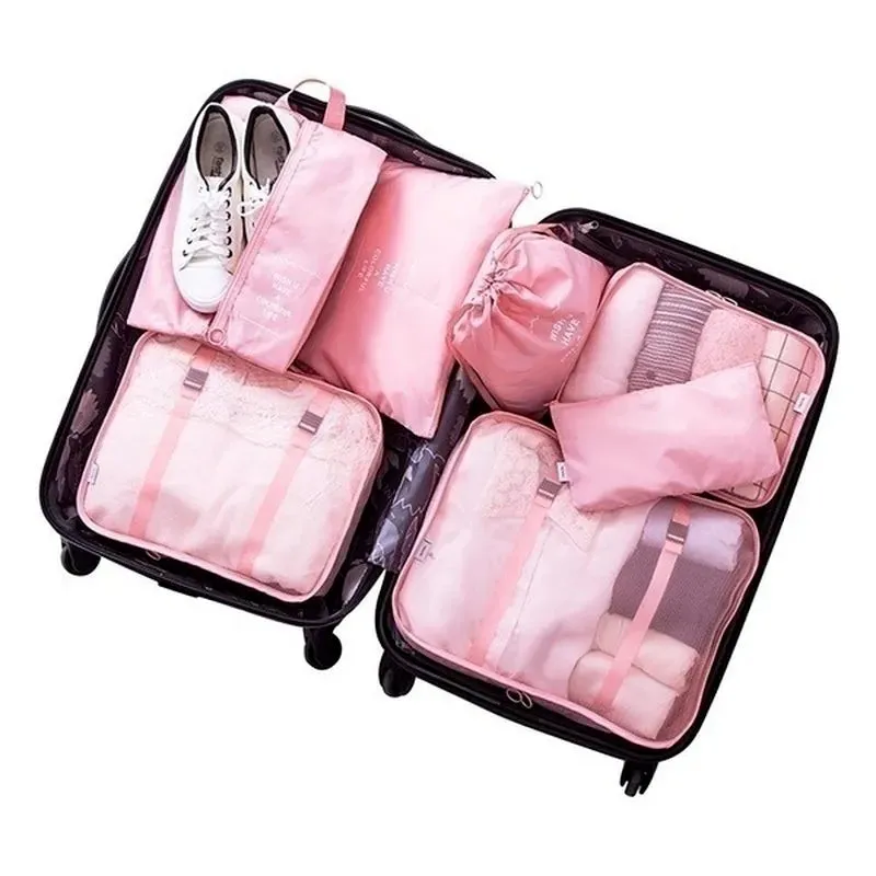 8PCS/Set Travel Organiser Bags Accessories