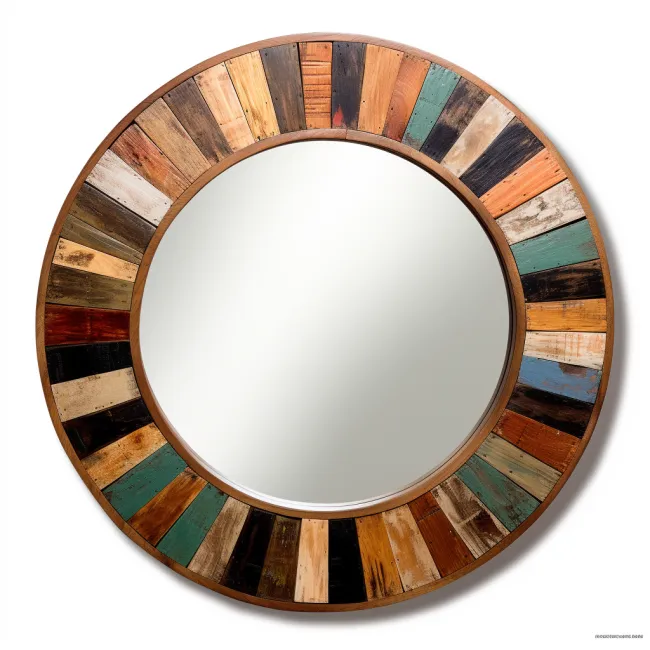 A Beautiful Pallet Wood Mirror