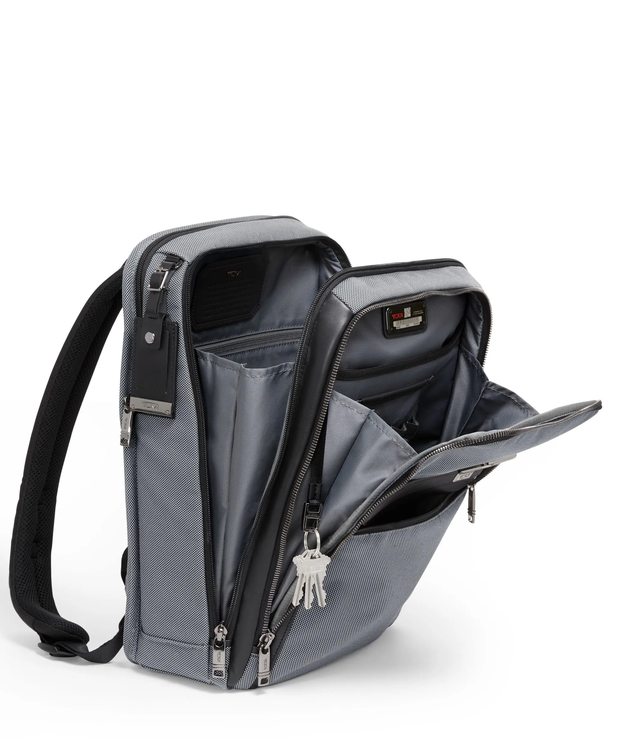 Alpha X Slim Backpack - Meteor Grey