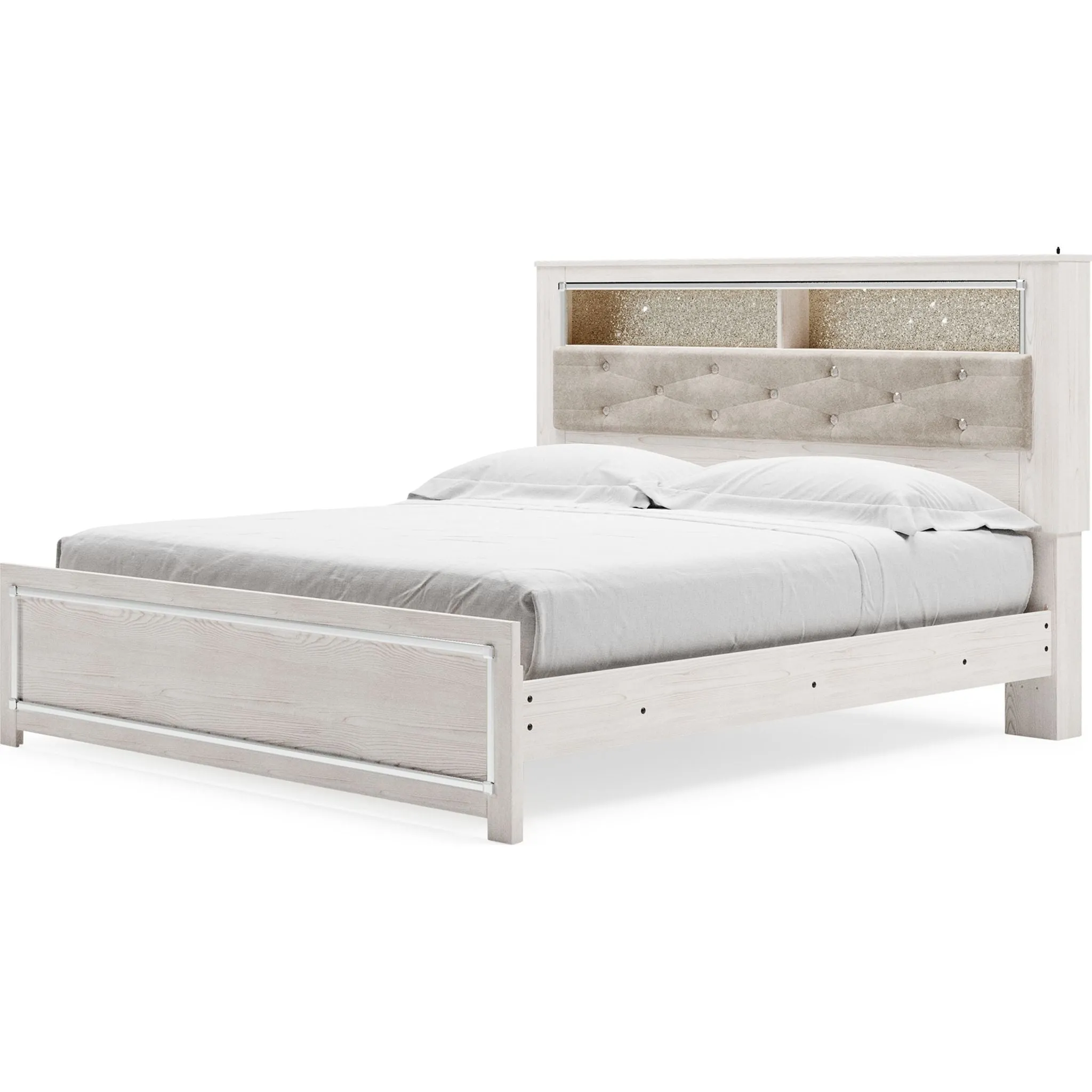 Altyra Bookcase Bed - White