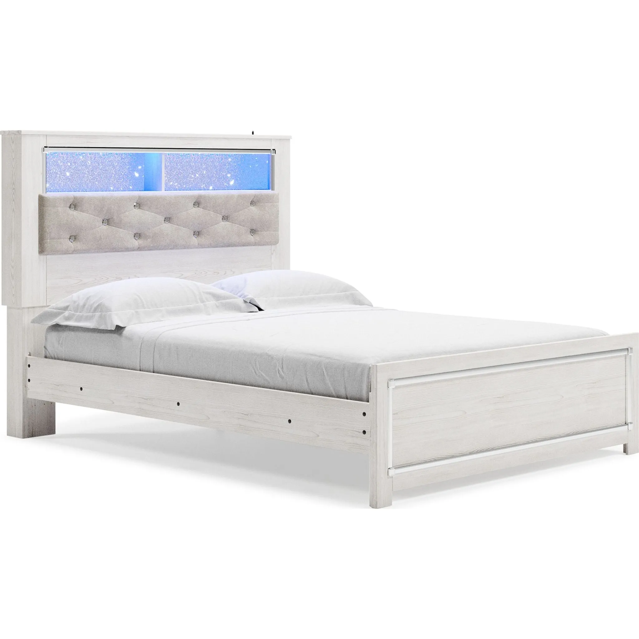 Altyra Bookcase Bed - White