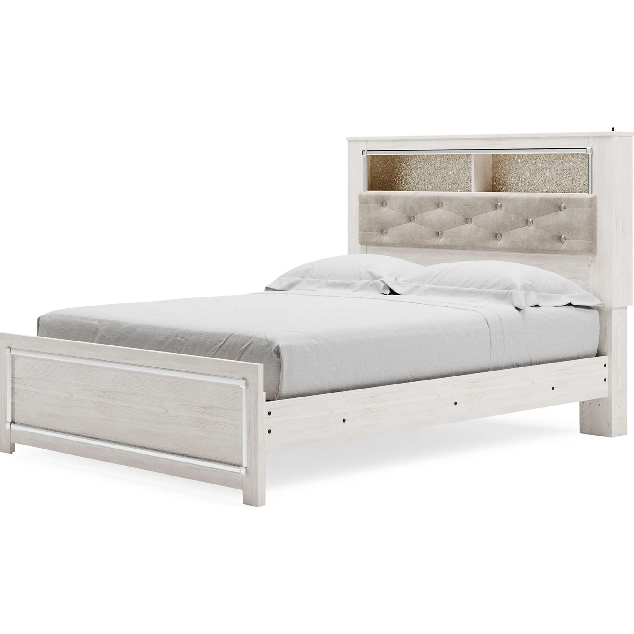 Altyra Bookcase Bed - White
