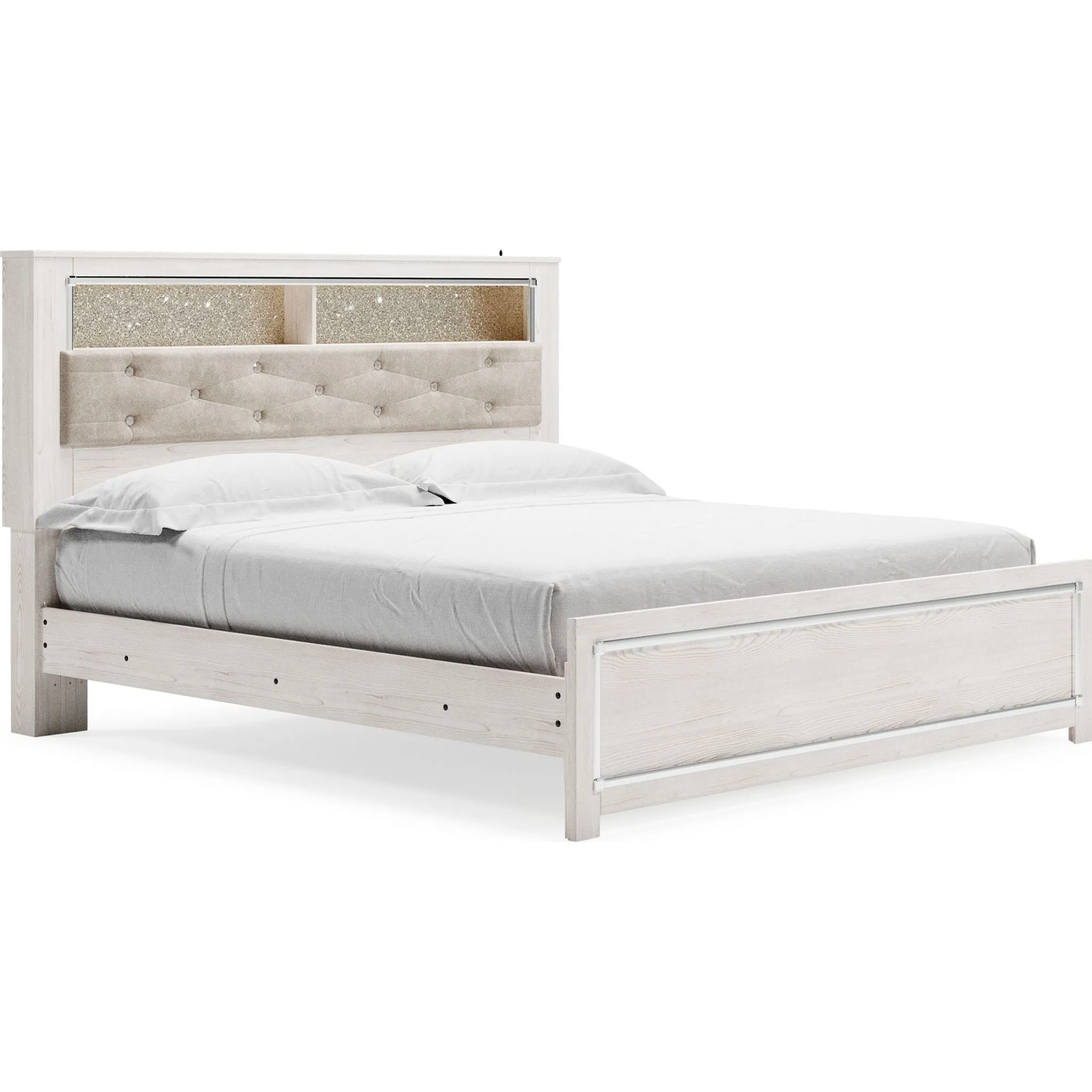 Altyra Bookcase Bed - White