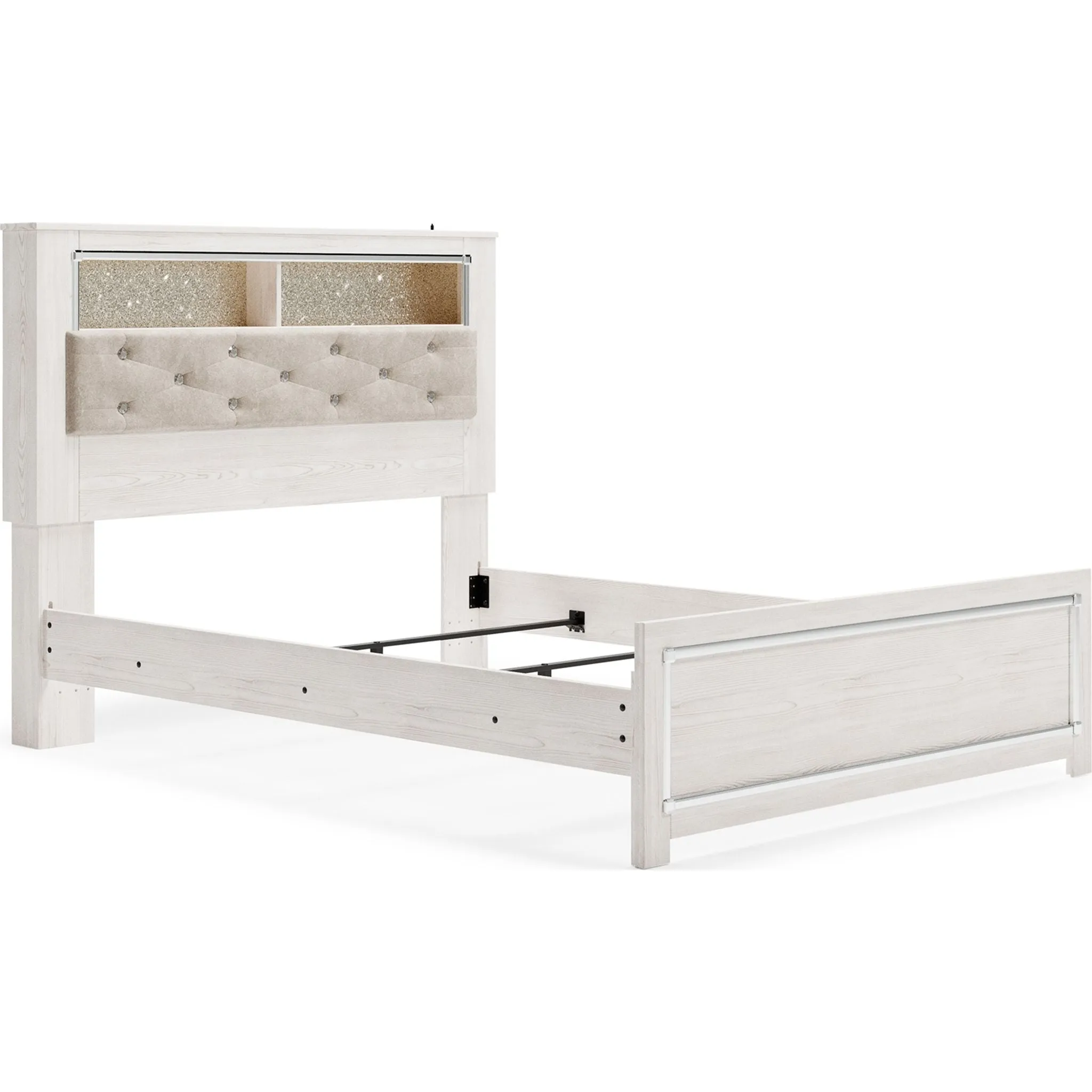 Altyra Bookcase Bed - White
