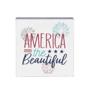 America The Beautiful Shelf Block