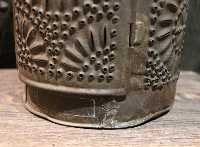 Antique Tin Punched Lantern Gorgeous
