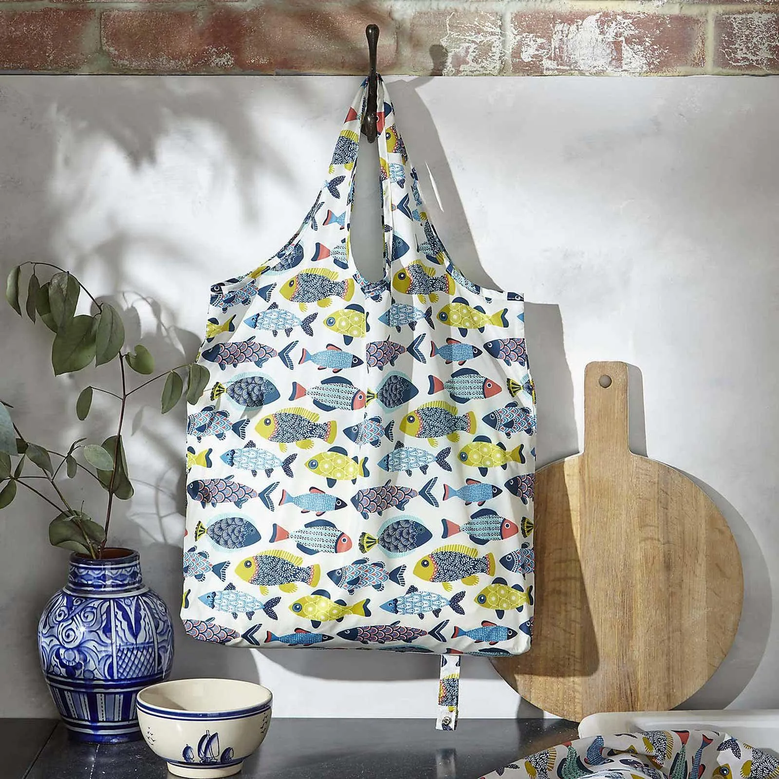 Aquarium Reusable Roll-Up Shopping Bag