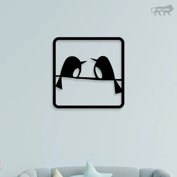 Beautiful Bird Dual Metal Art