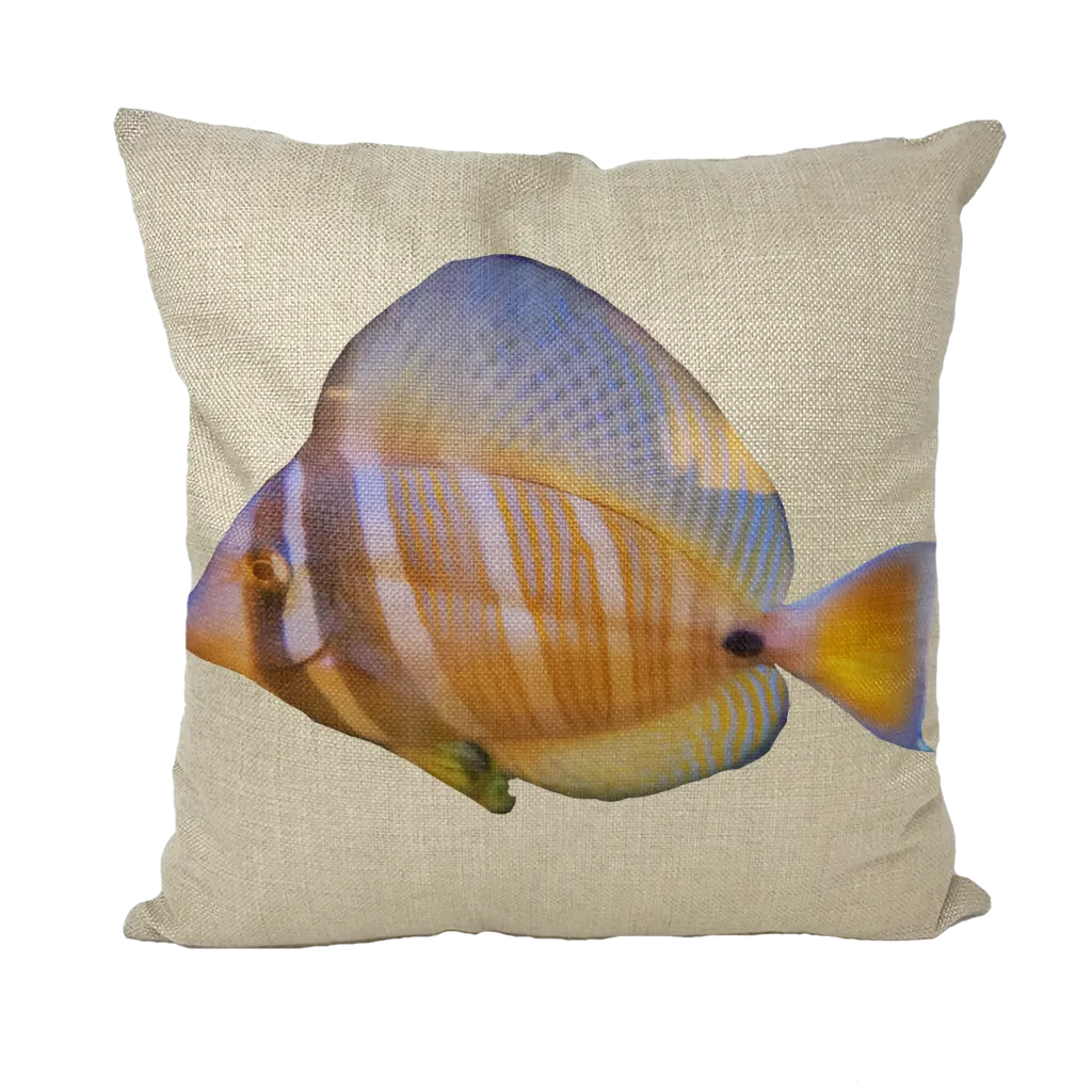 Beautiful Colored Fish Throw Pillows