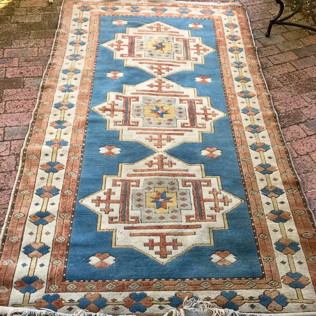 Beautiful Powder Blue Carpet - SOLD