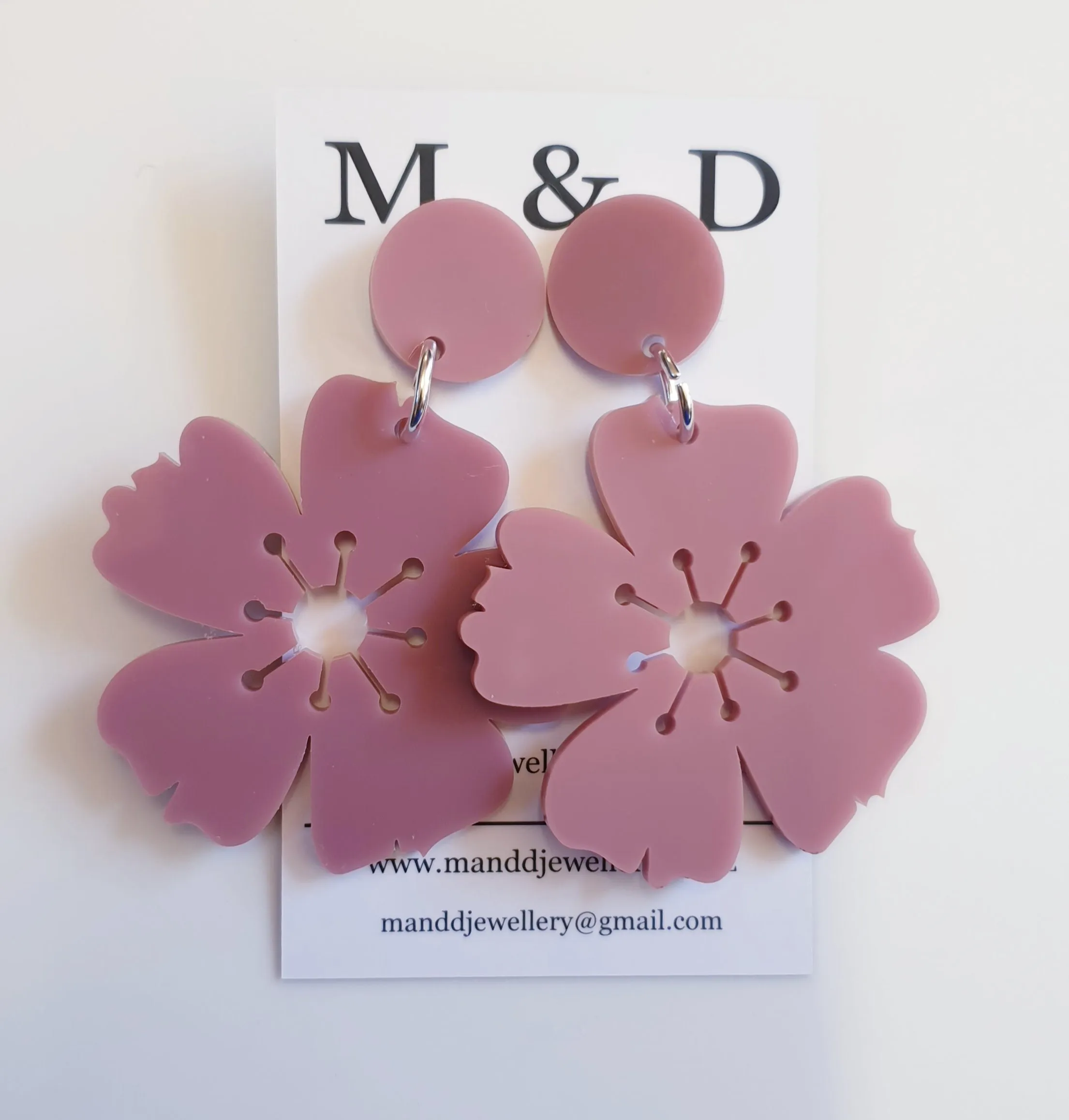 Blossom Stud Dangle Earrings