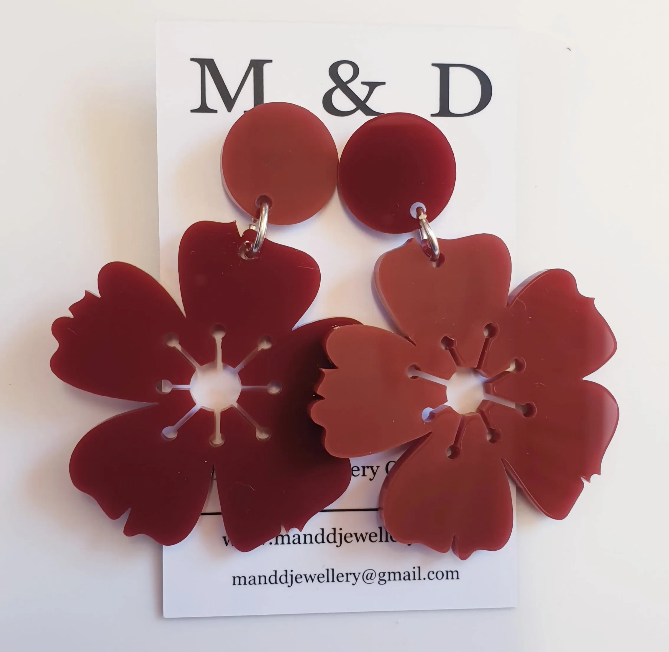 Blossom Stud Dangle Earrings