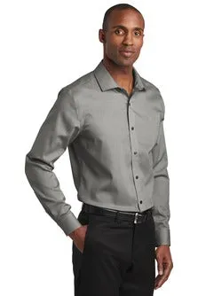 Bluejay Ct. Red House® Slim Fit Pinpoint Oxford Non-Iron Shirt RH620