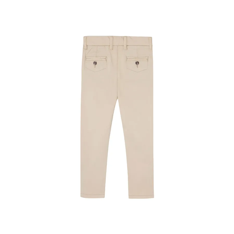 Boboli Pantaloni in raso elasticizzati da bambino738367 7399 beige