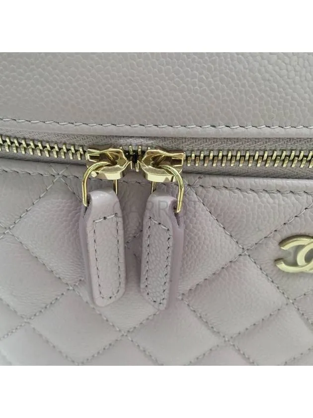 Chanel Vanity Bag Cosmetic Pouch Caviar 24S AP2573