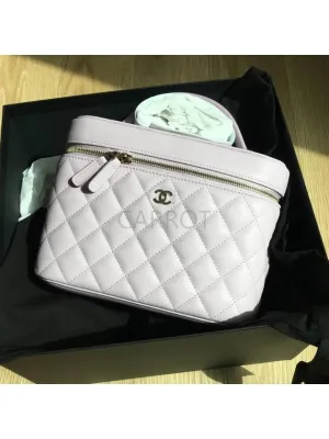 Chanel Vanity Bag Cosmetic Pouch Caviar 24S AP2573