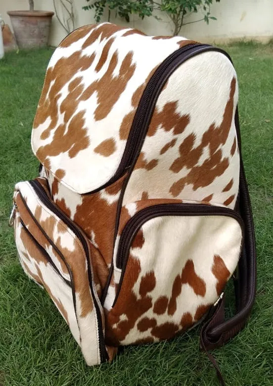 Cowhide Mummy Backpack