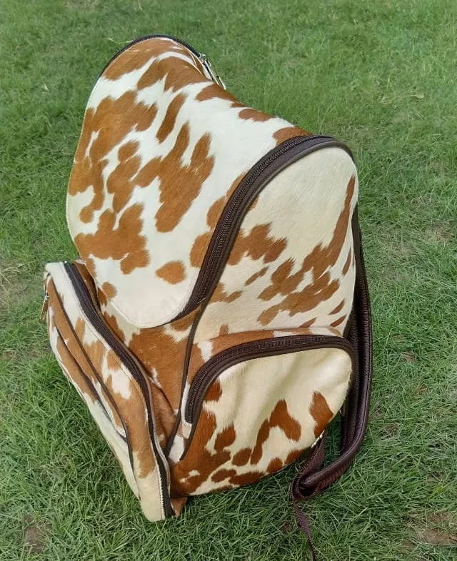 Cowhide Mummy Backpack