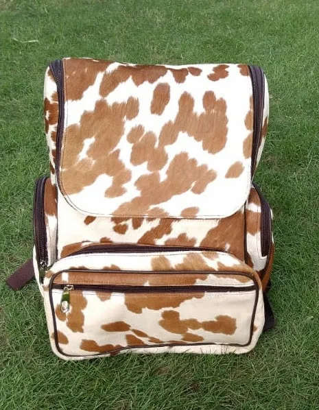 Cowhide Mummy Backpack