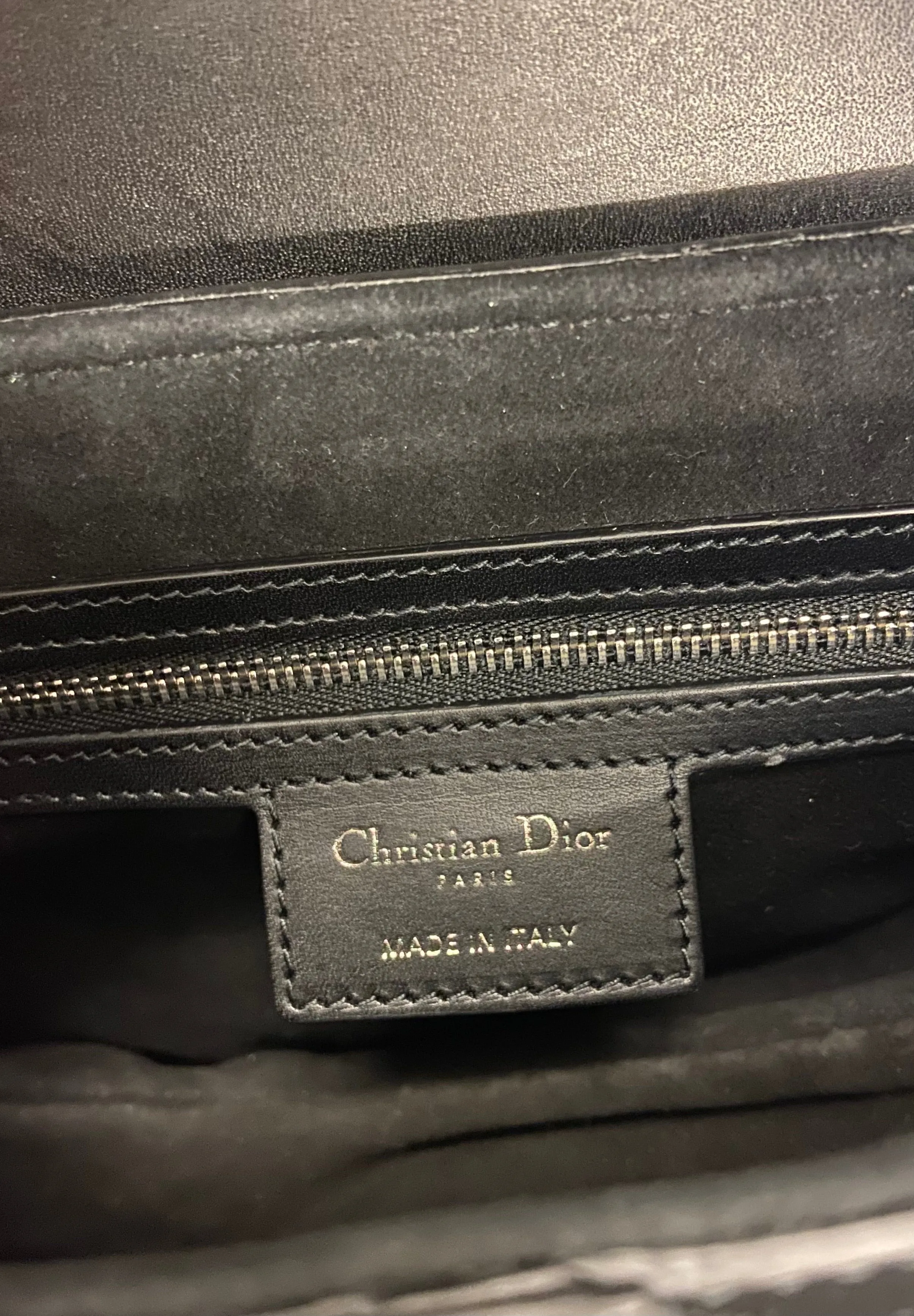 Dior Limited Edition Studded Leather Saddle Bag