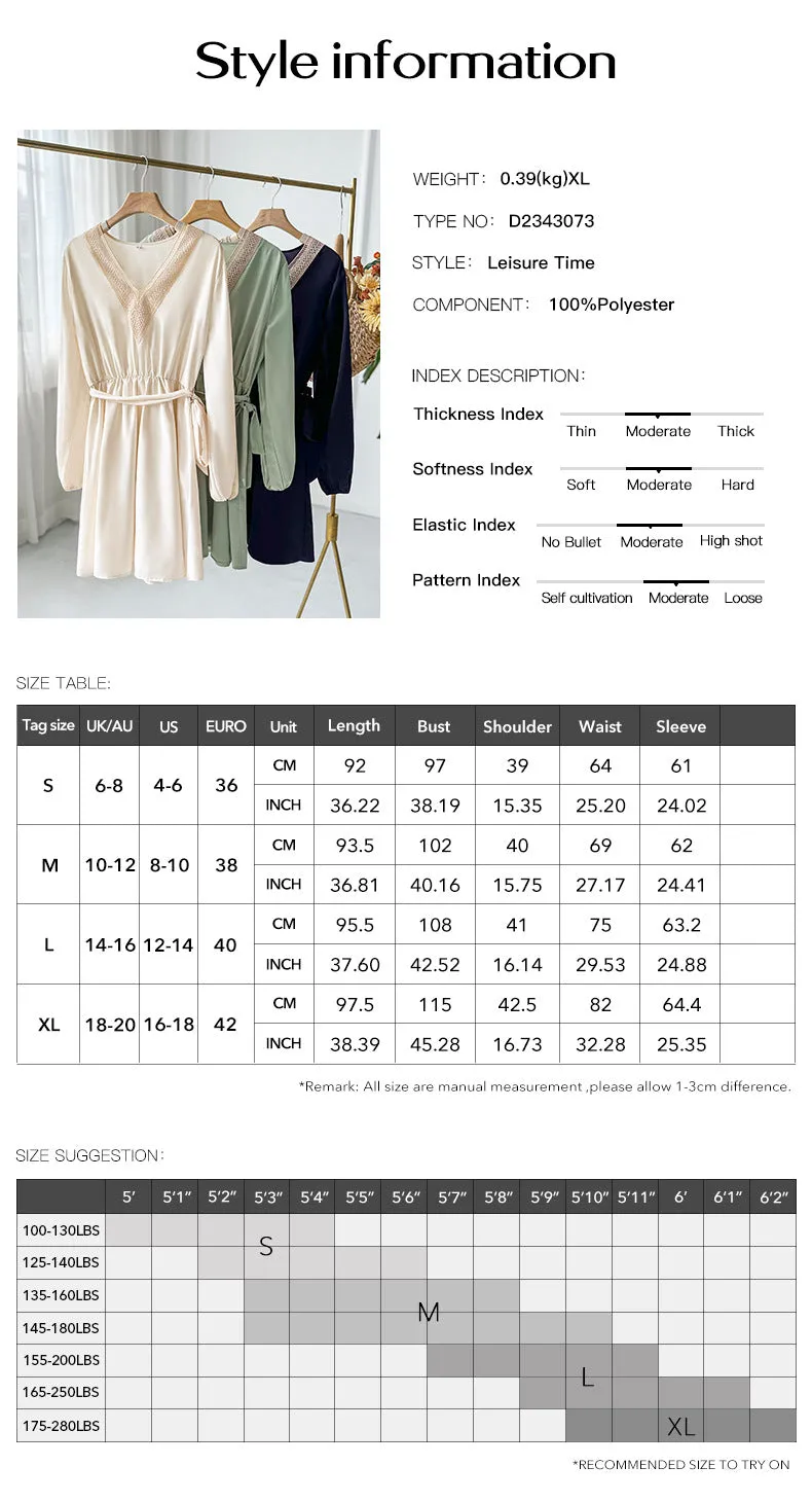 Elegantly Styled V-Neck Long Sleeve Maxi Dress