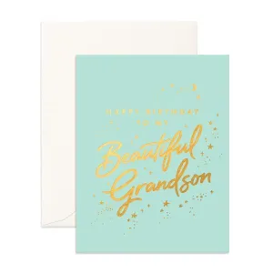Fox & Fallow Card Beautiful Grandson