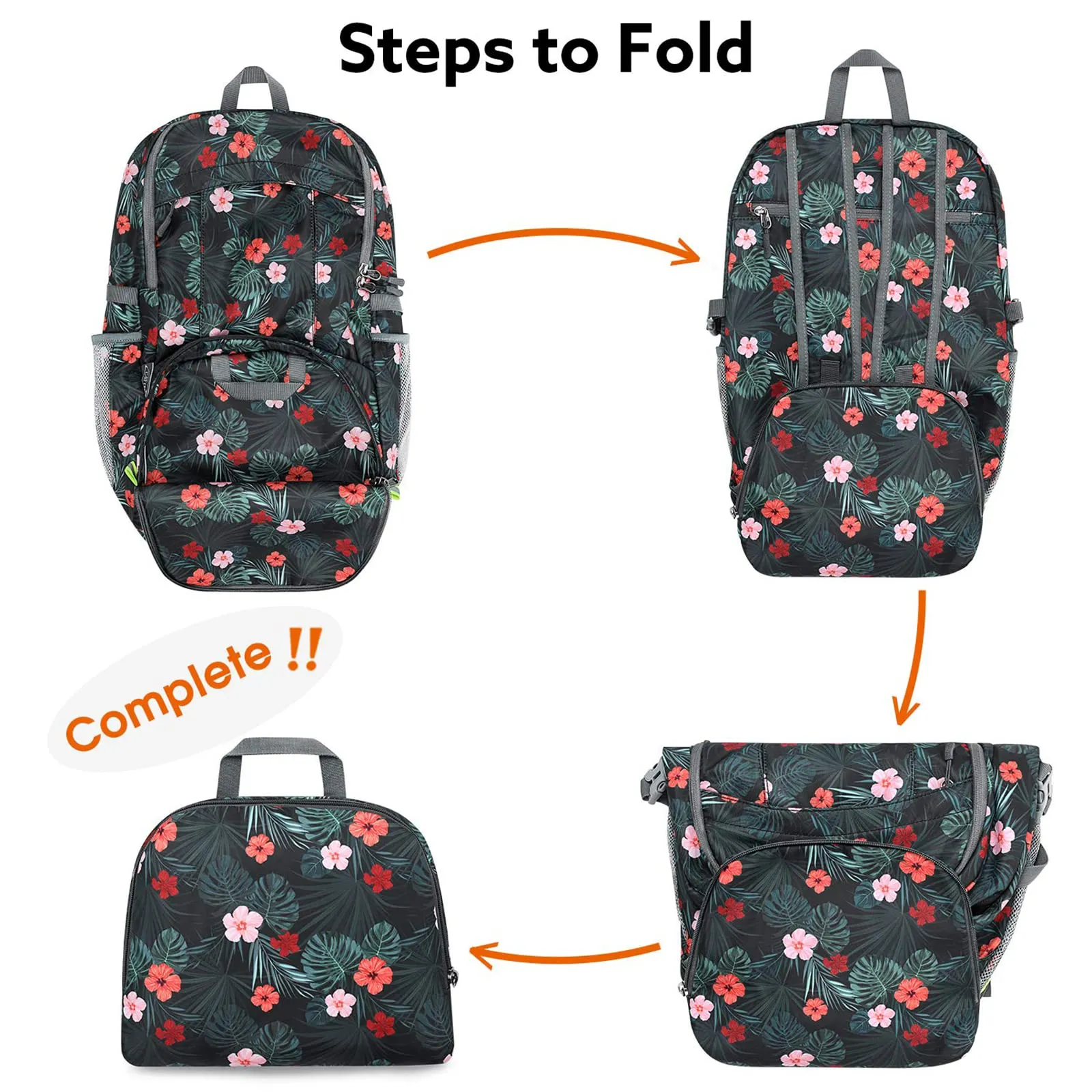 G4Free 40L Lightweight Packable Hiking Backpack