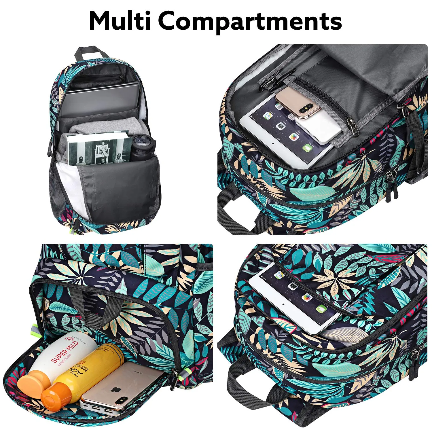 G4Free 40L Lightweight Packable Hiking Backpack
