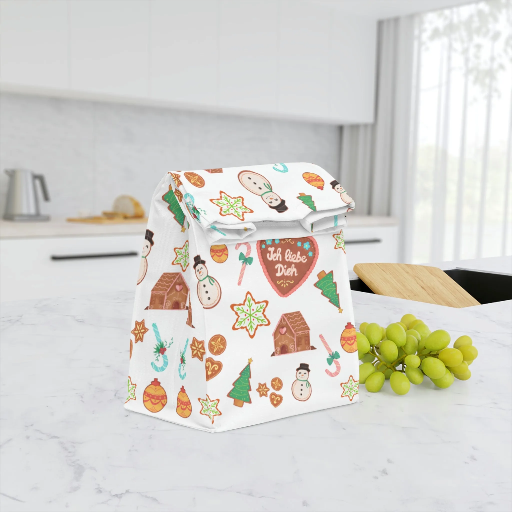 german cookies Polyester Lunch Bag