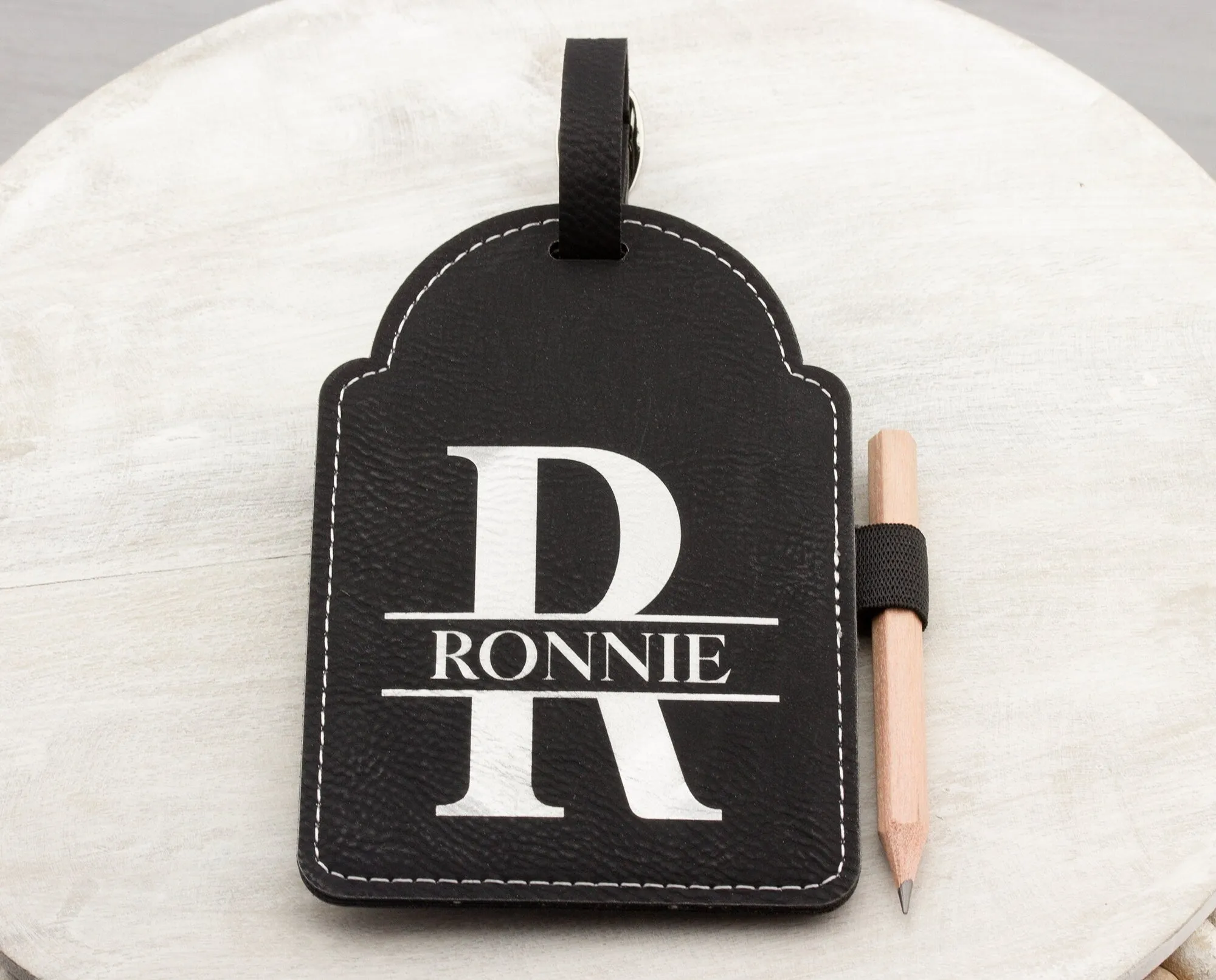 Golf Tee Holder Bag Tag Personalized