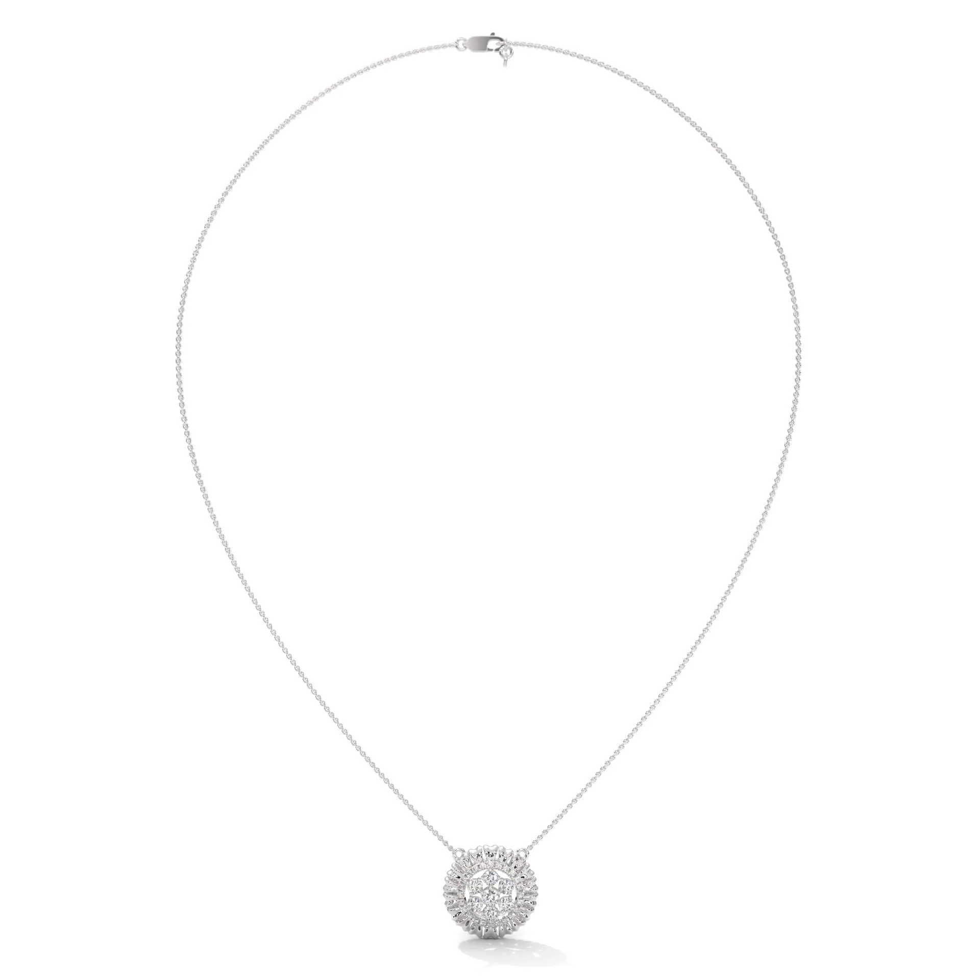 Gorgeous 925 Sterling Silver Pendant Necklace
