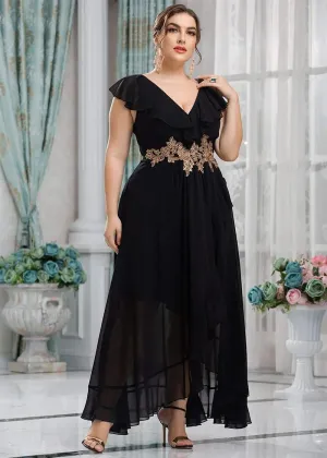 Gorgeous Chiffon Plus Size Dress