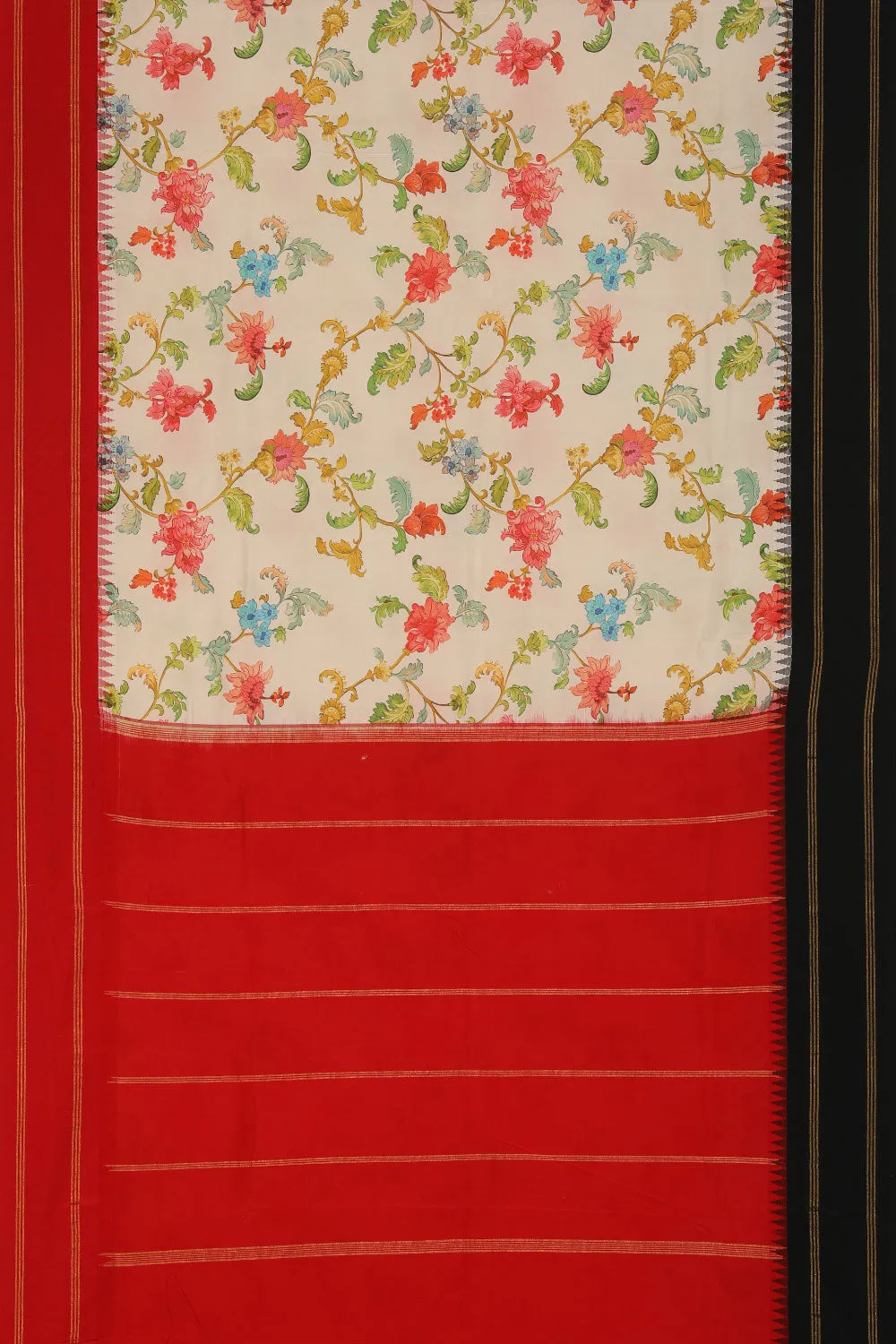 Gorgeous Flower/Floral Print Saree