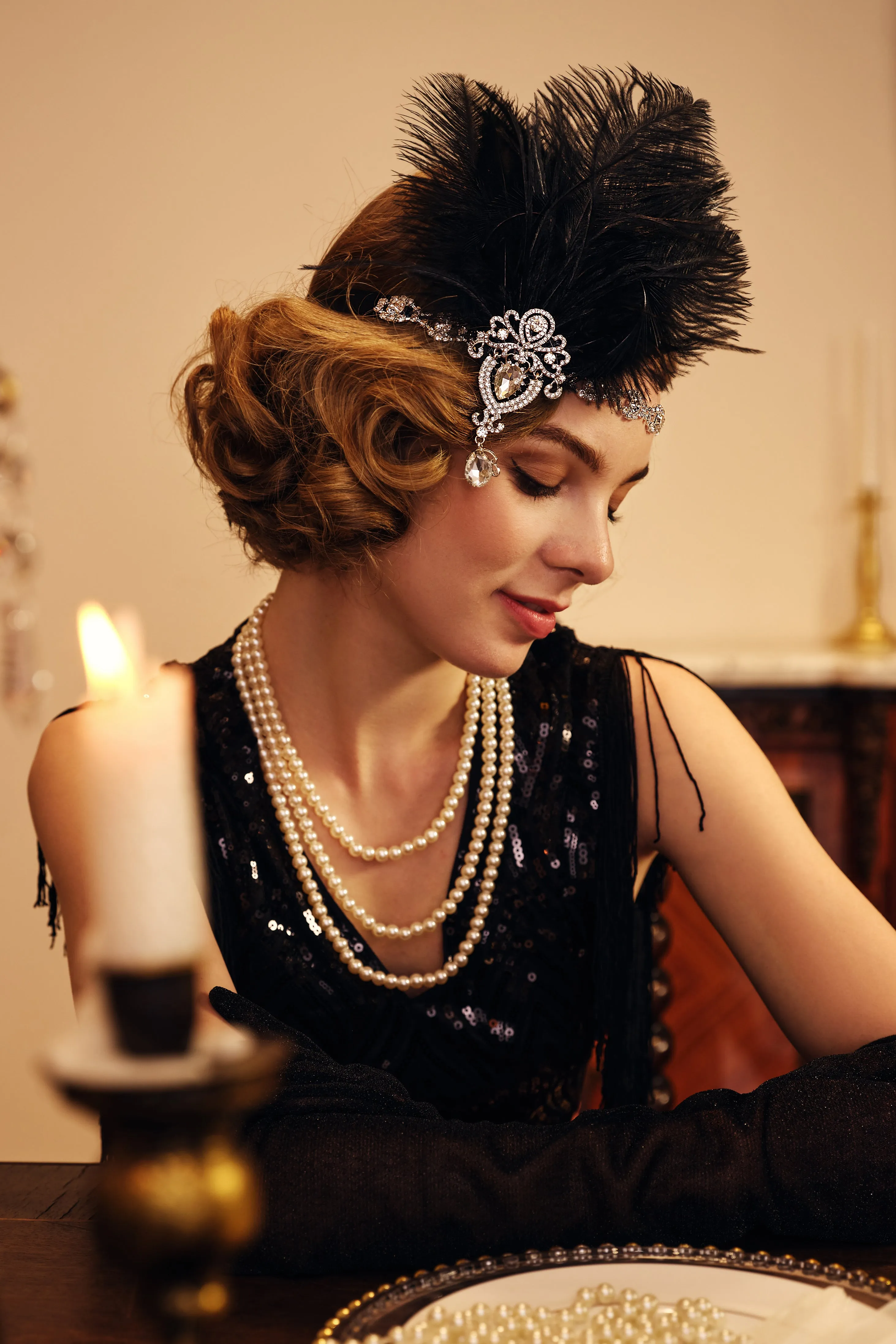 Gorgeous Long Faux Pearl Necklace