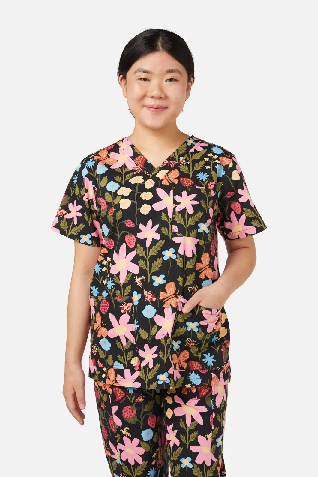 Gorgeous Spring Scrub Set