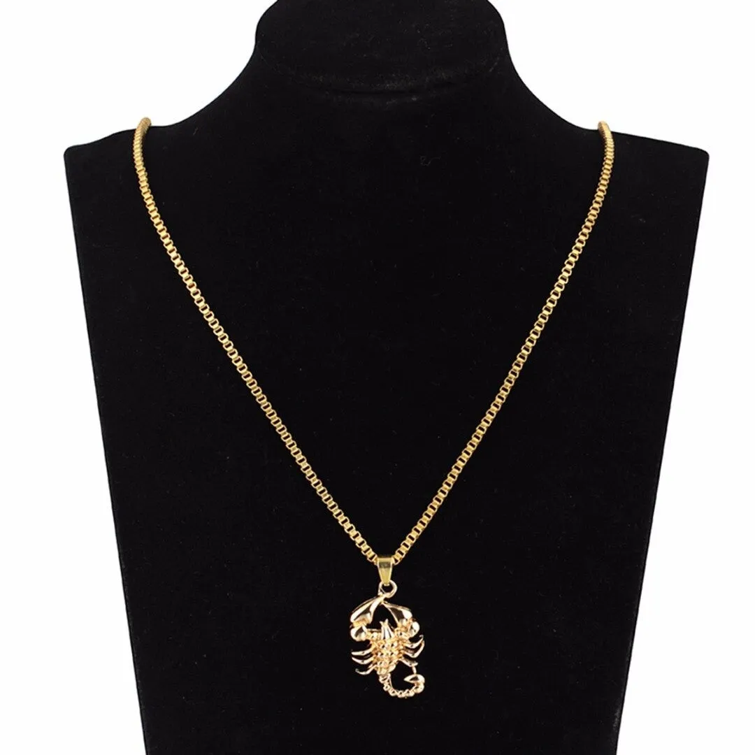 Gorgeous Zodiac Sign Pendant Necklaces Scorpio