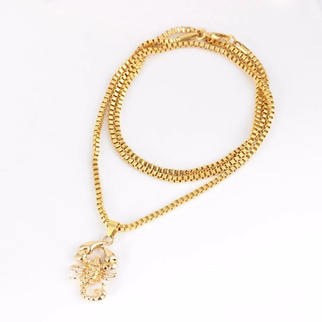Gorgeous Zodiac Sign Pendant Necklaces Scorpio
