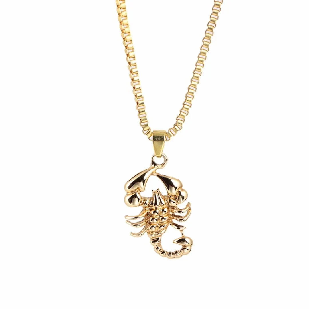 Gorgeous Zodiac Sign Pendant Necklaces Scorpio