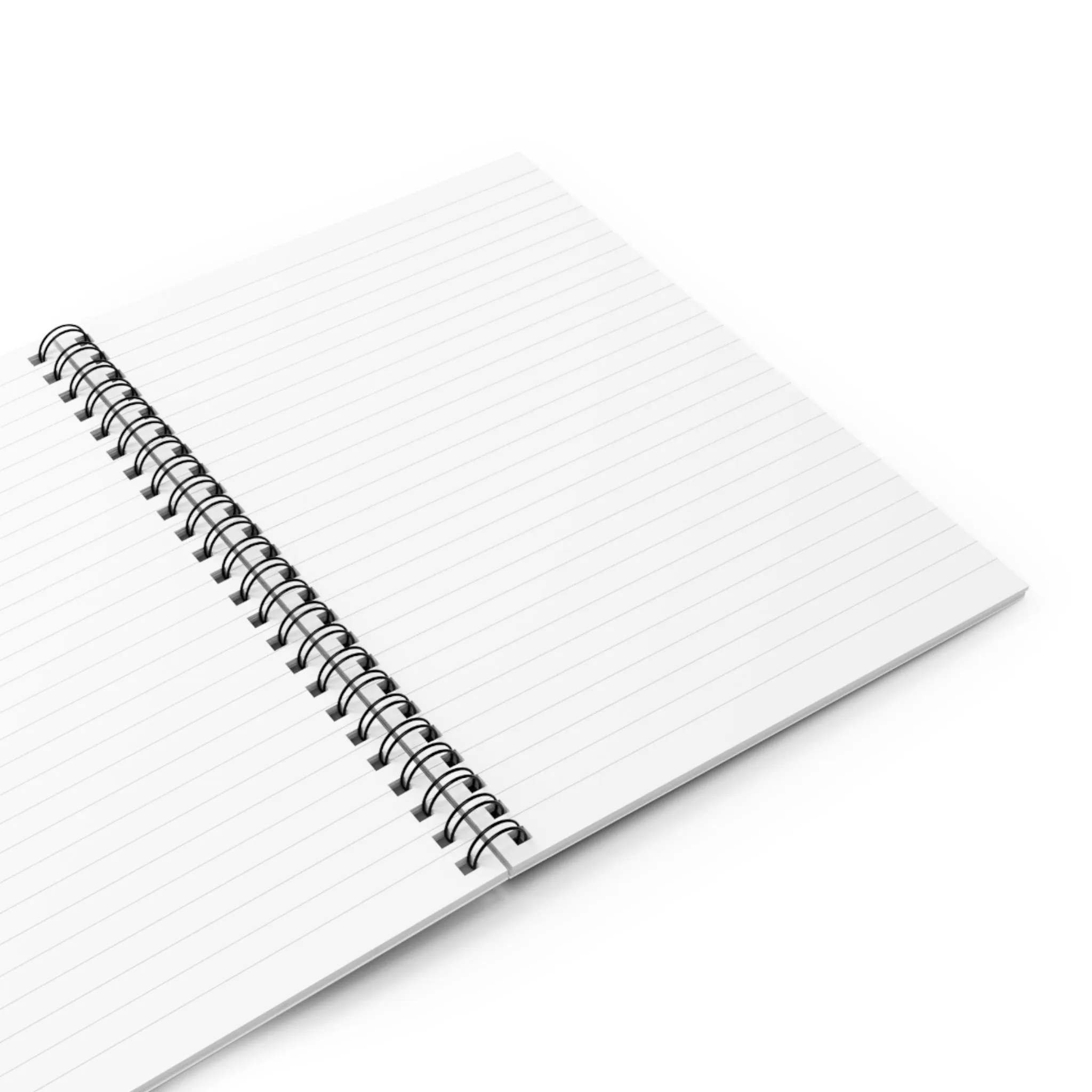 Holly Pattern Spiral Notebook - Ruled Line: Festive Green and Red Design
