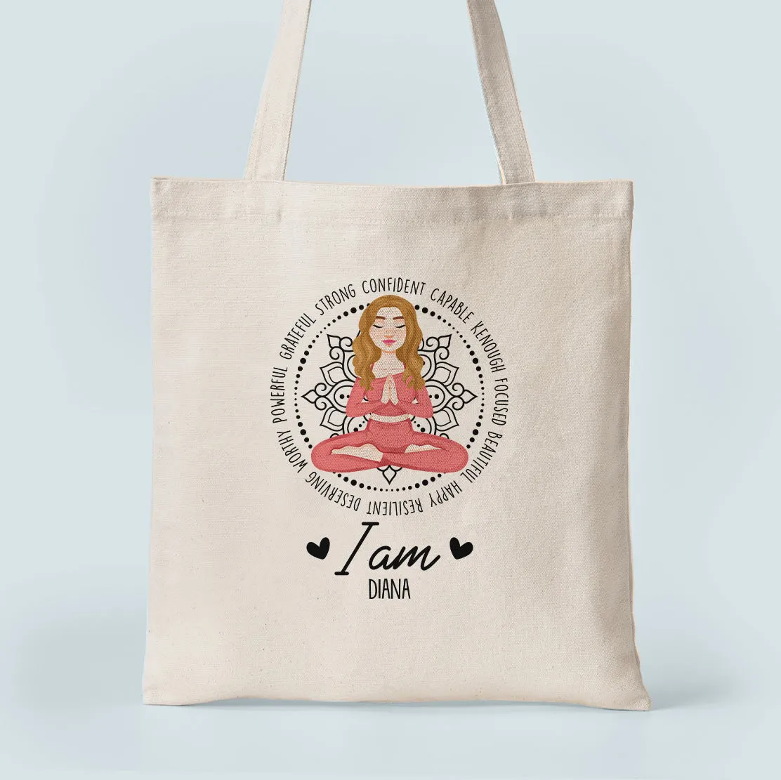 I Am - Personalized Tote Bag