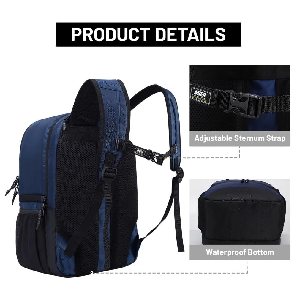 Insulated 2-in-1 Lunch Backpack with Cooler Compartment