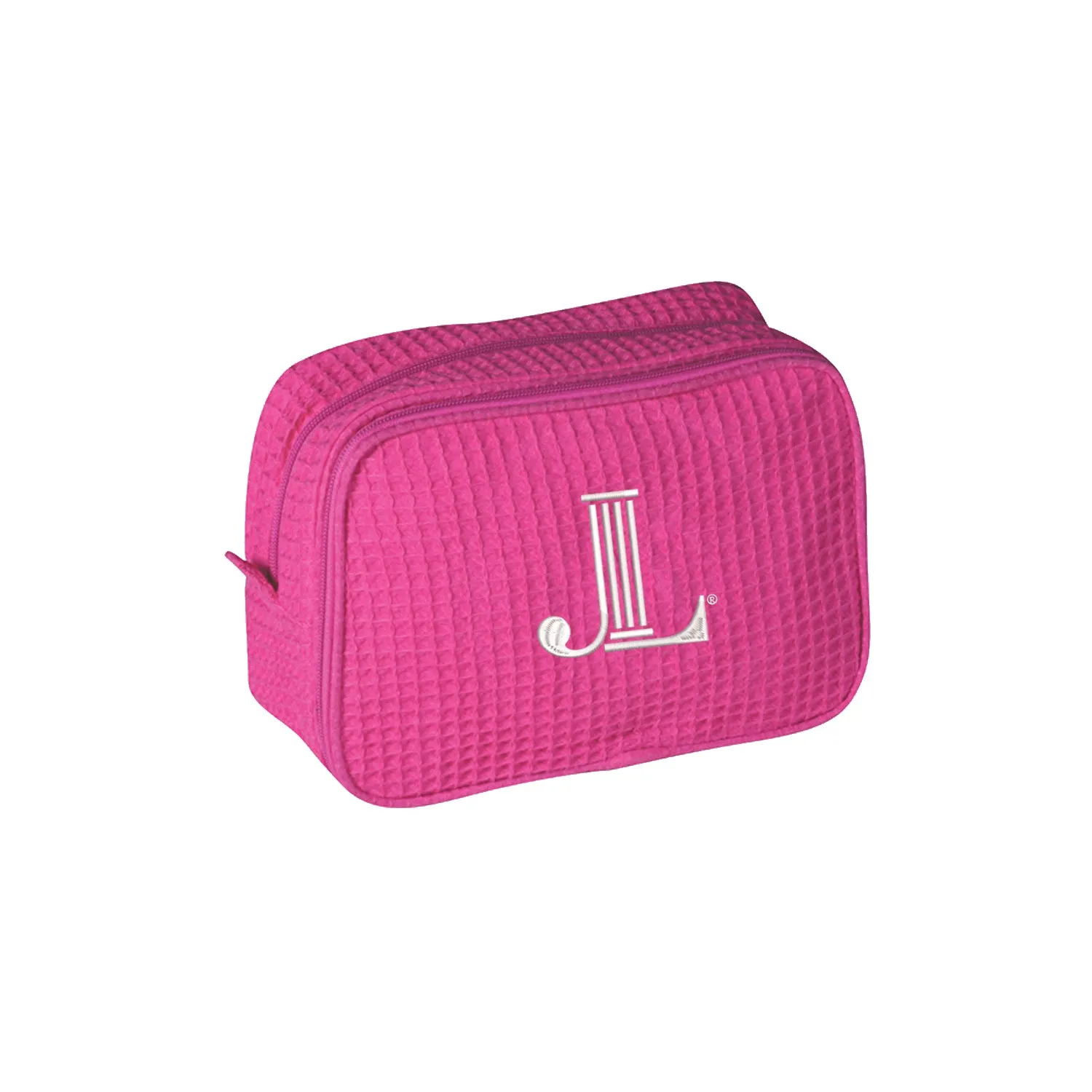 Junior League Waffle Weave Cosmetic Bag