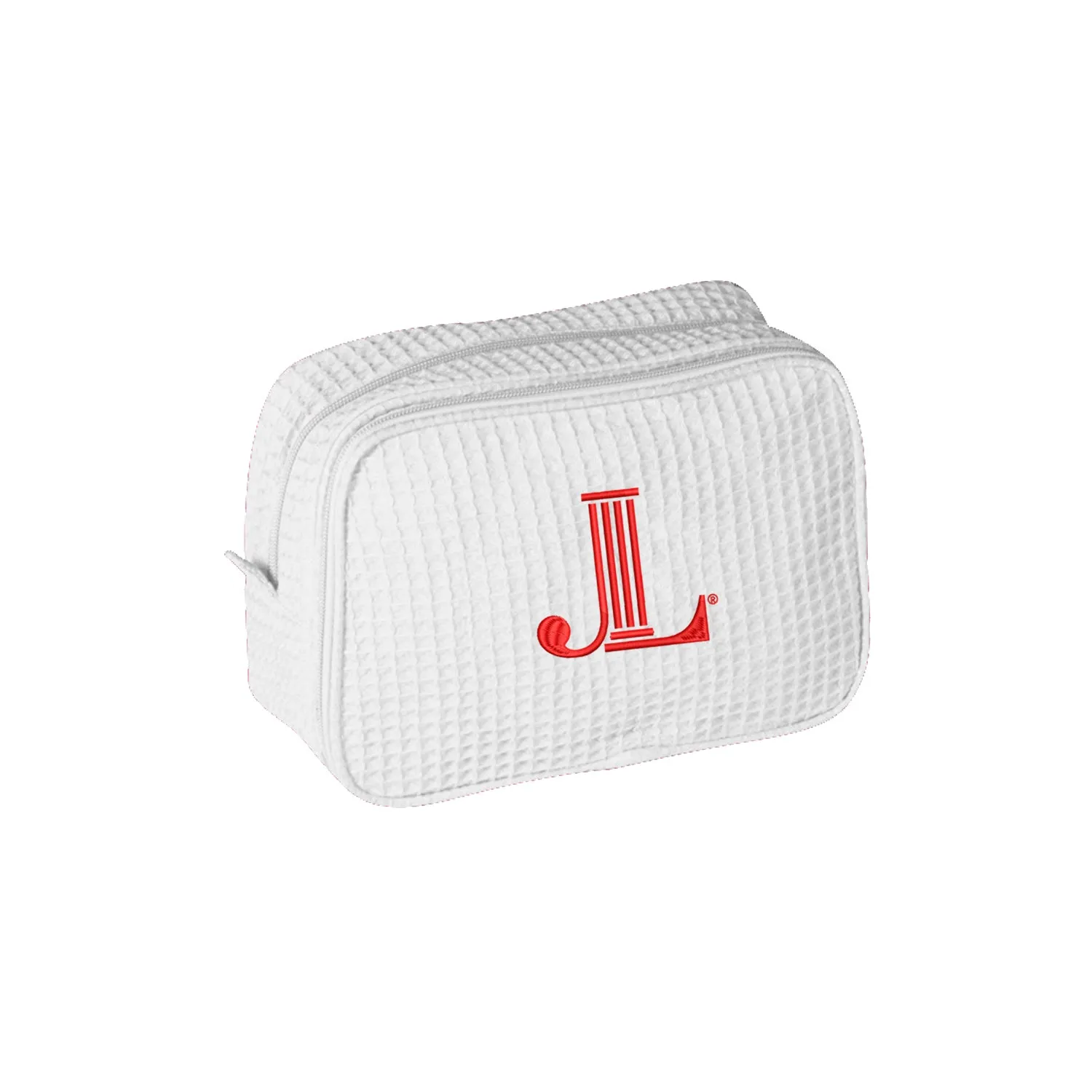 Junior League Waffle Weave Cosmetic Bag